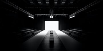 Fashion Show Empty Stage, Fashion Week themed photograph.