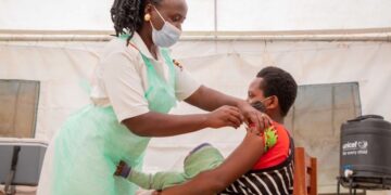 Une femme en consultation
