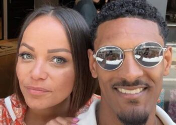 Sébastien Haller et sa femme Priscilla