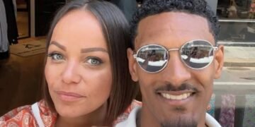 Sébastien Haller et sa femme Priscilla