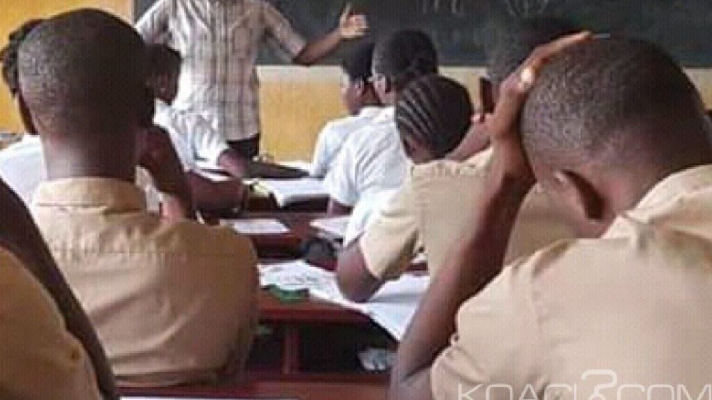 Une classe en Côte d'Ivoire