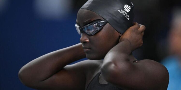 La nageuse burundaise Lois Eliora Irishura