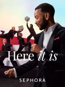 John Legend signe « Here It Is », la bande-son des fêtes de Sephora
